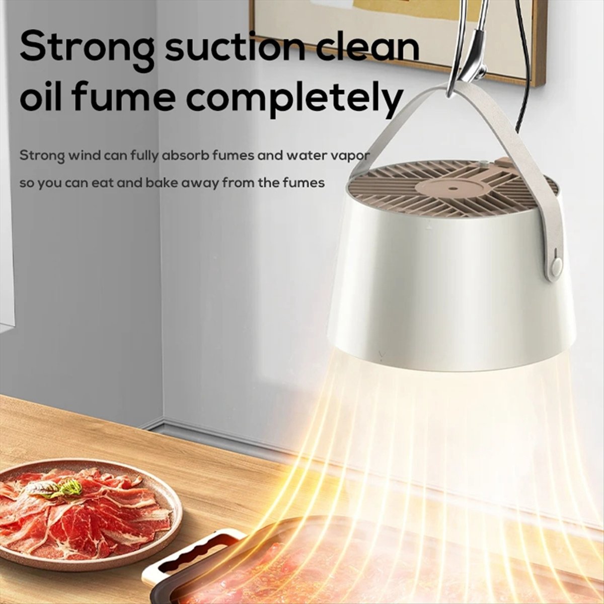 Commercial Kitchen Exhaust Fan - Przenośna okap kuchenny M10K, wentylator wyciągowy