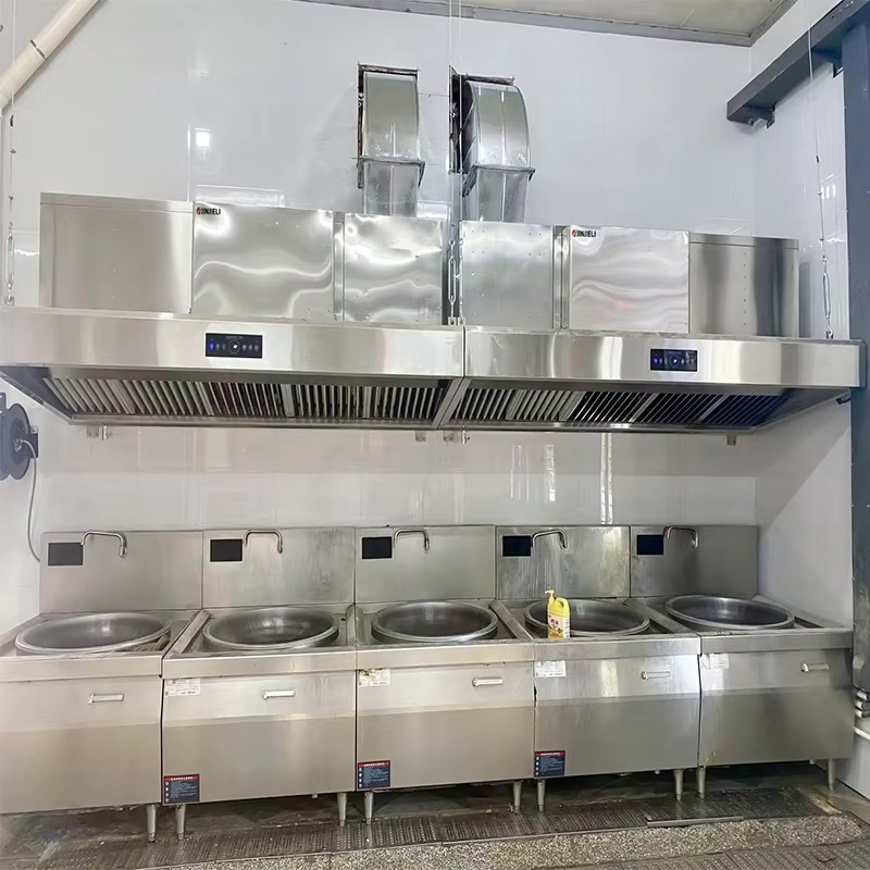 Commercial Kitchen Ventilation System - Komercyjna, konfigurowalna okap kuchenny ze stali