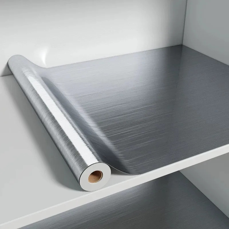 Commercial Kitchen Wall - Folia dekoracyjna PVC ze stali nierdzewnej,