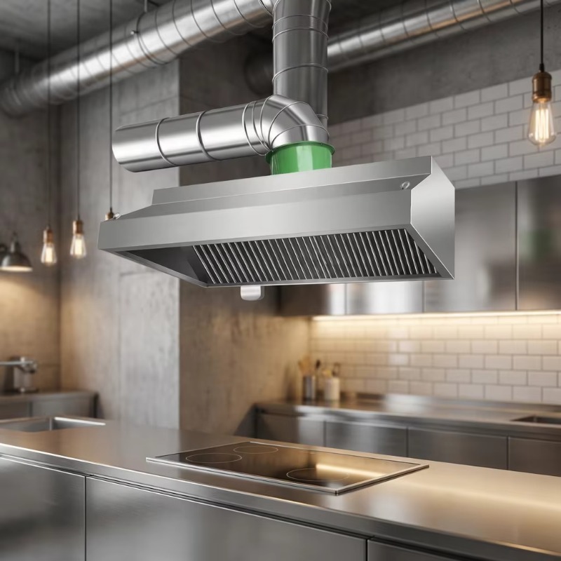 Commercial Kitchen Wall - Profesjonalna, konfigurowalna, ścienna okap kuchenny ze