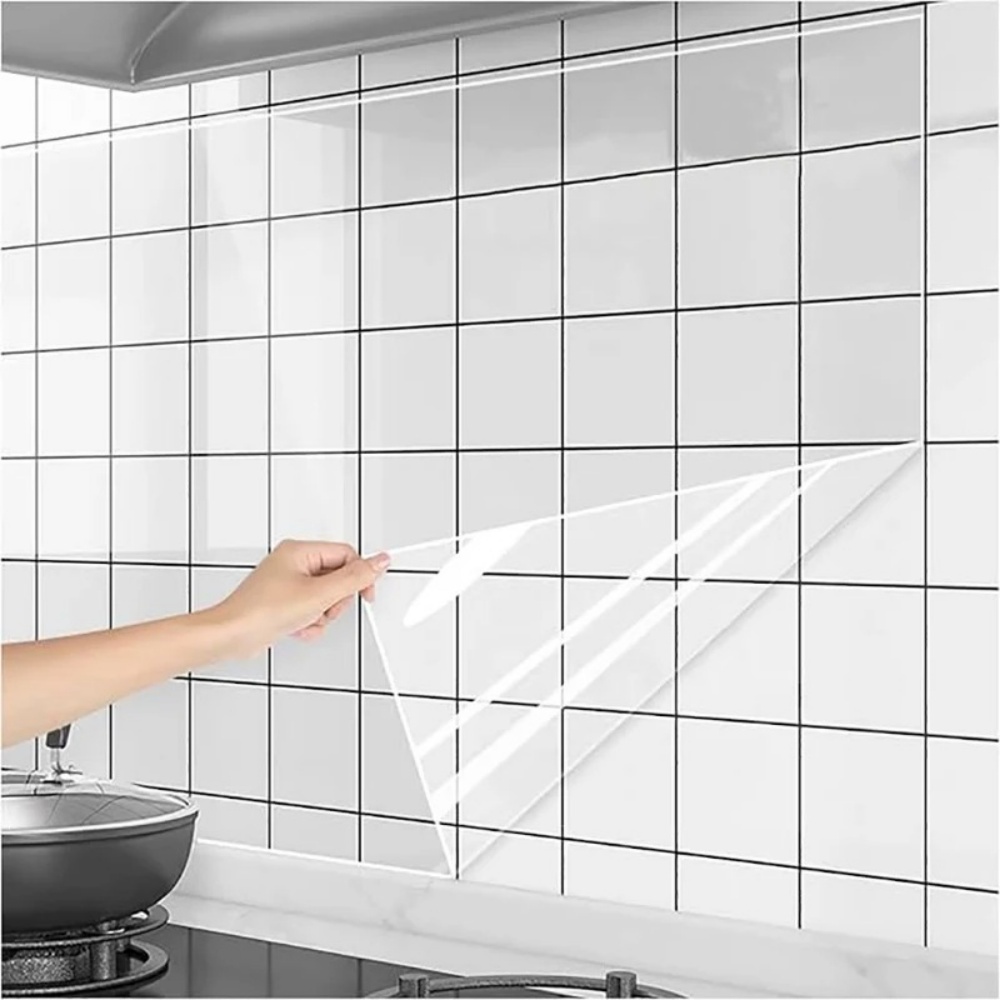 Commercial Kitchen Wall - Tapeta kuchenna na ścianę 3M/5M/10M, przezroczysta