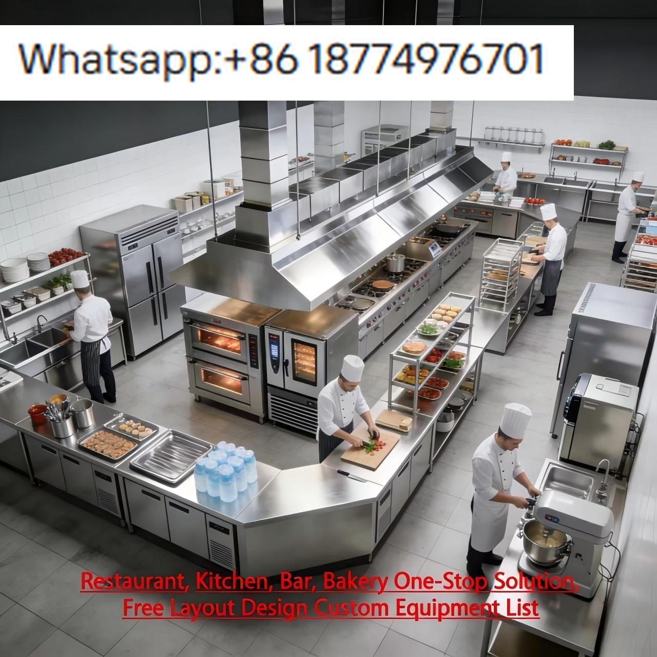 Commercial Kitchen Layouts - Zestaw wyposażenia do fast foodu KFC,