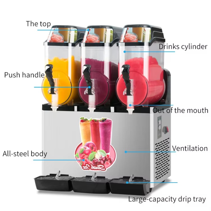 Slushy Machine - Automatyczna maszyna do slushy, pojemność 36L,