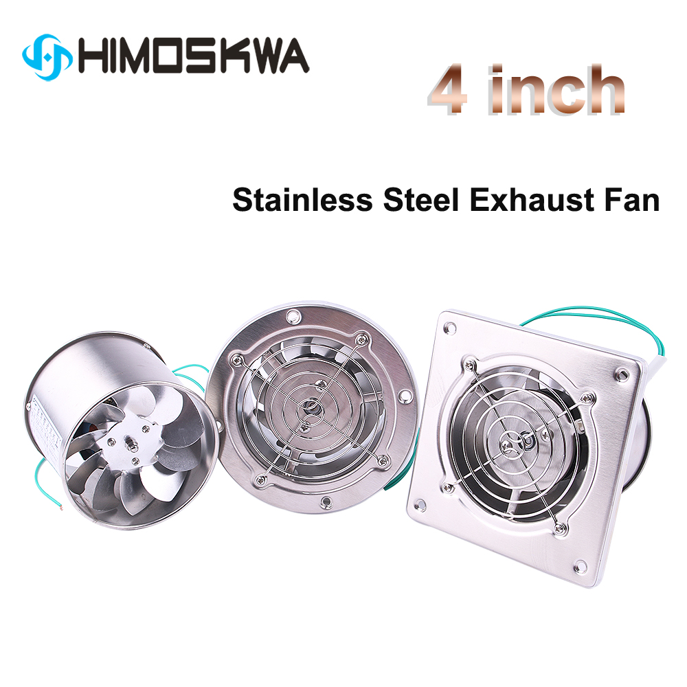Commercial Kitchen Exhaust Fan - 4-calowy wentylator wyciągowy ze stali nierdzewnej