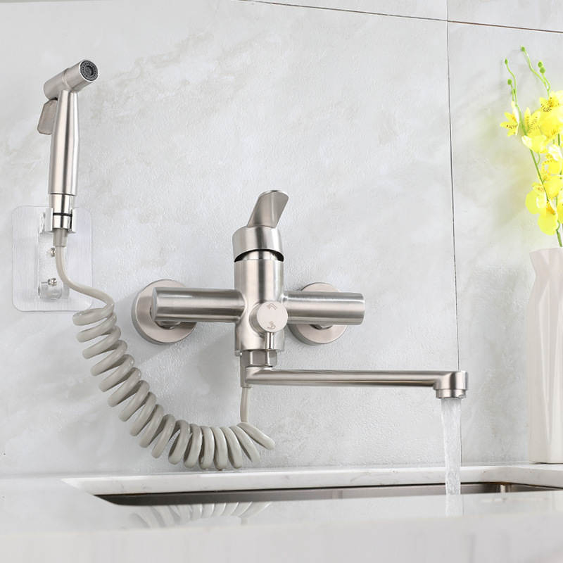 Commercial Kitchen Taps - Matowy nikiel bateria kuchenna do montażu
