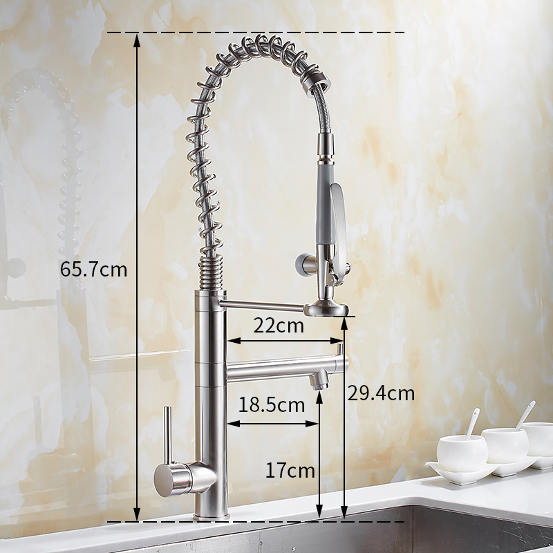 Bateria kuchenna chromowana z  – Commercial Kitchen Taps recenzja i cena