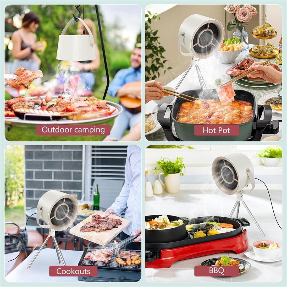 Przenośna okap kuchenny M10K,  – Commercial Kitchen Exhaust Fan recenzja i cena