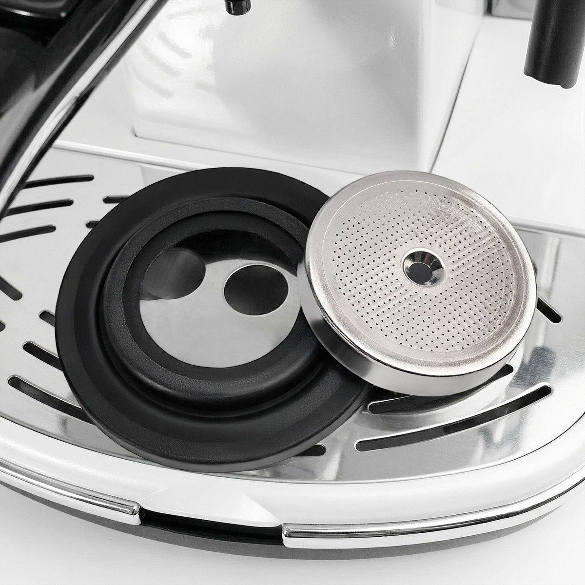 Uszczelka grzewca, sitko kawy, – Delonghi Espresso Magnifica recenzja i cena