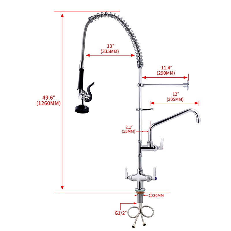 Kran kuchenny przemysłowy z sp – Commercial Kitchen Taps recenzja i cena