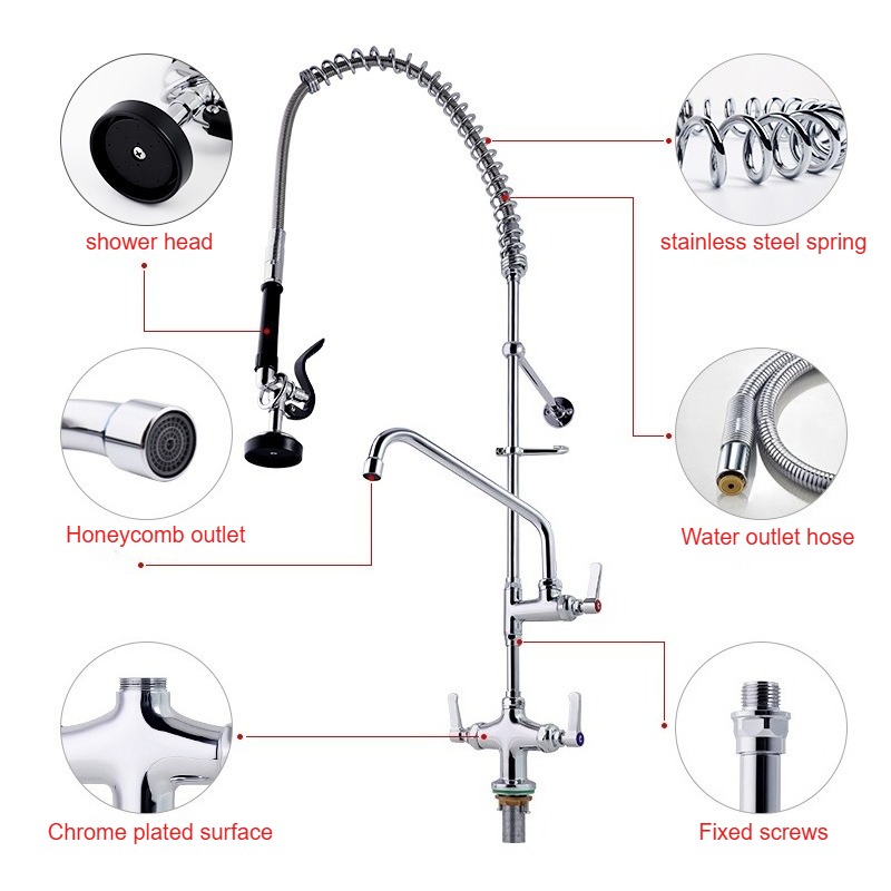 Kran kuchenny przemysłowy z sp – Commercial Kitchen Taps recenzja i cena