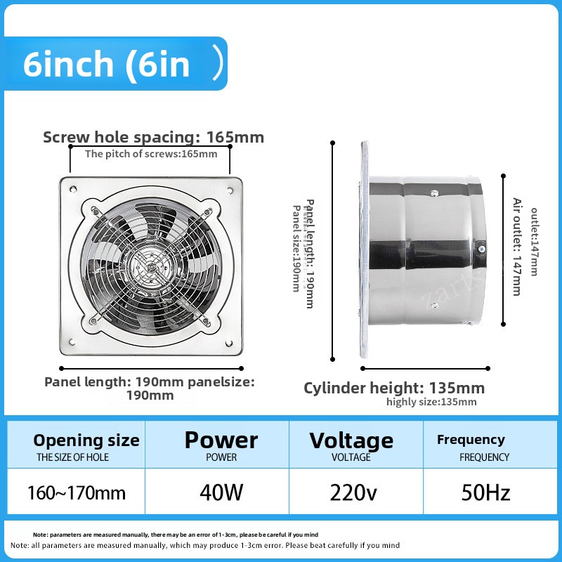 Wentylator kuchenny ze stali n – Commercial Kitchen Exhaust Fan recenzja i cena