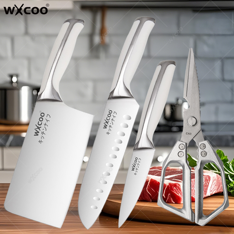 1-4szt Noże kuchenne ze stali  – Commercial Kitchen Knife Set recenzja i cena