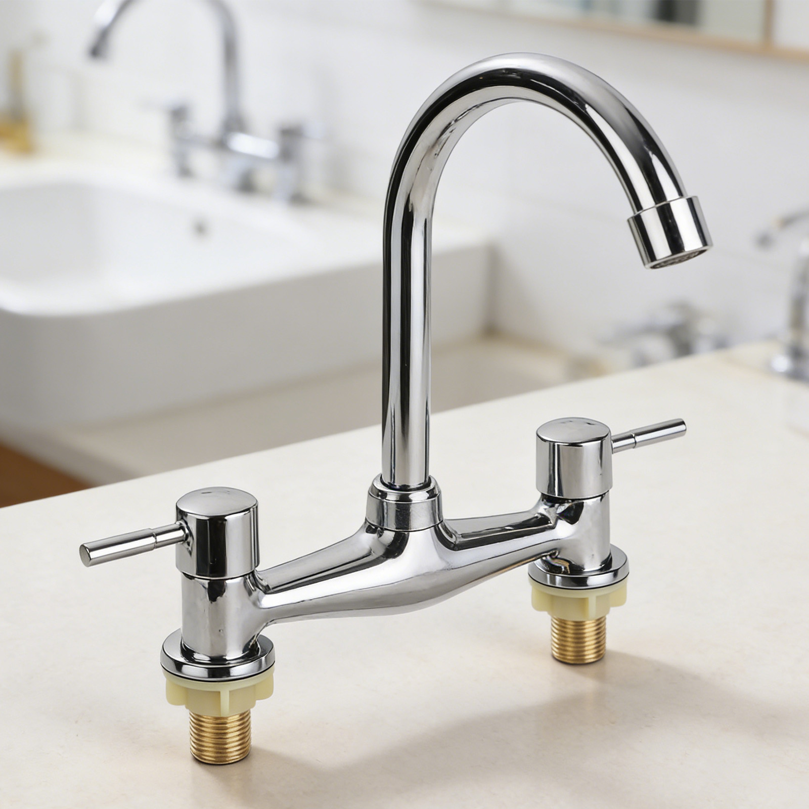 Nowoczesna chromowana bateria  – Commercial Kitchen Taps recenzja i cena