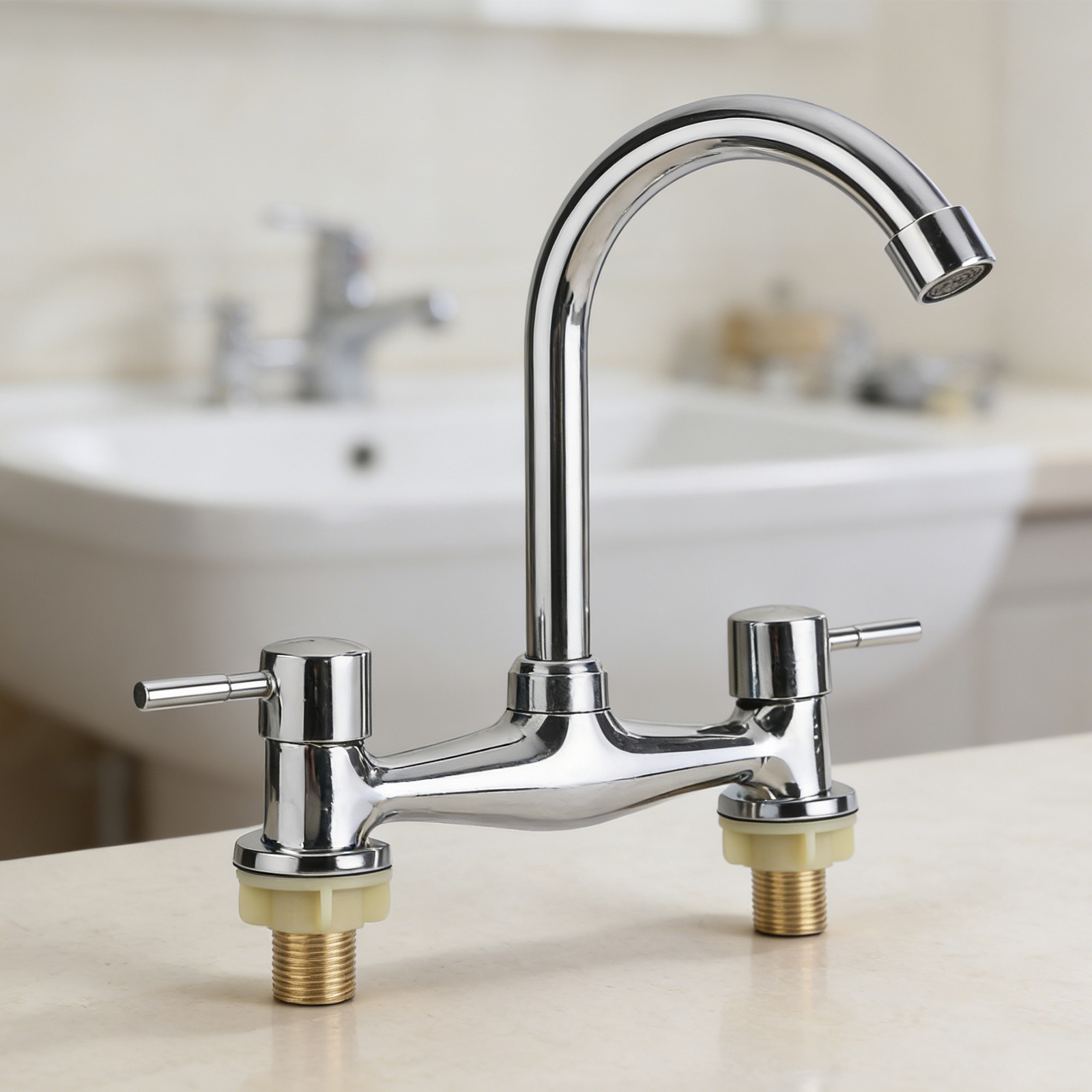 Nowoczesna chromowana bateria  – Commercial Kitchen Taps recenzja i cena