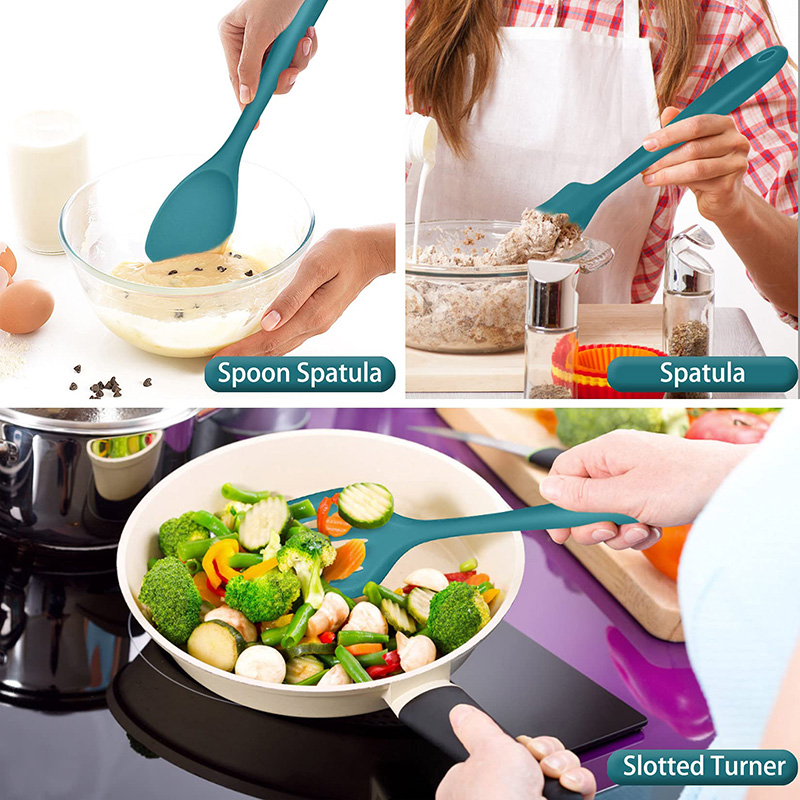 Zestaw silikonowych przyborów  – Commercial Kitchen Knife Set recenzja i cena